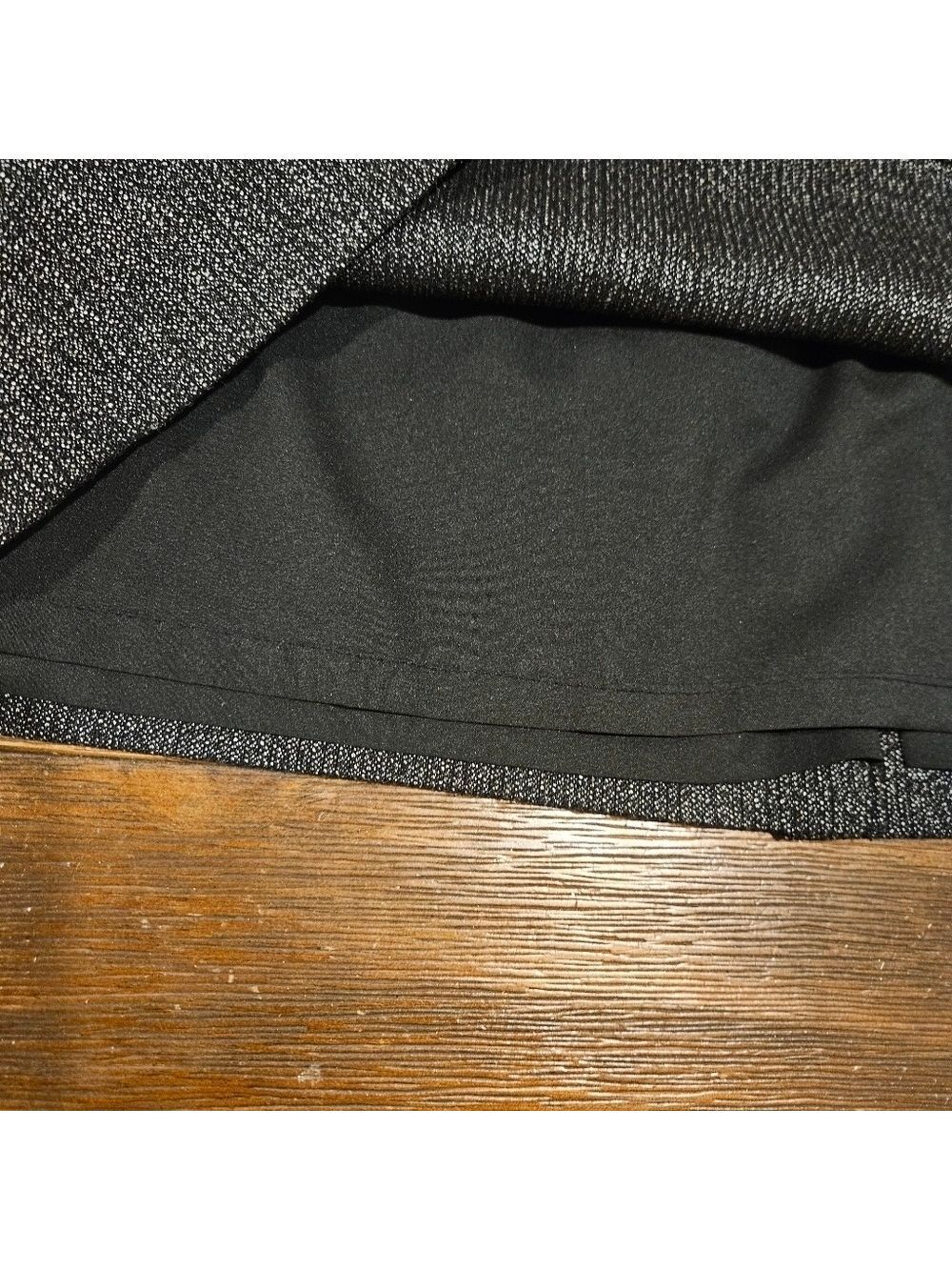 THE LIMITED WOMEN'S BLACK/GREY TWEED ABOVE THE KNEE SKIRT SIZE 12 - Picture 5 of 8